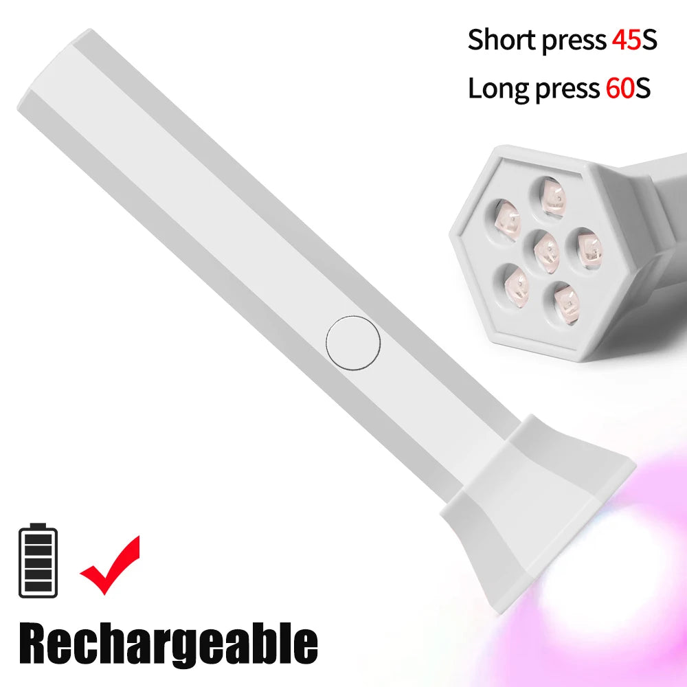 Gel-Luxe Tragbare Nageltrocknerlampe UV/LED